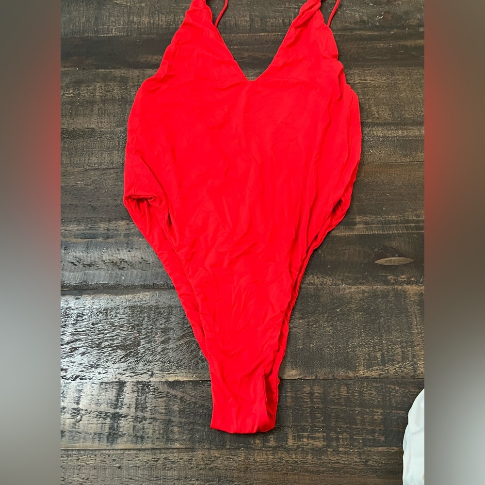 Meshki Red Bodysuit One Piece